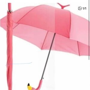 Flamingo Umbrella with Fun Handle